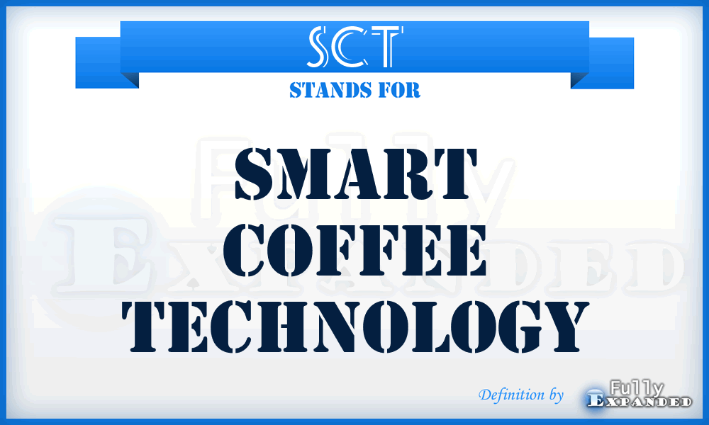 SCT - Smart Coffee Technology