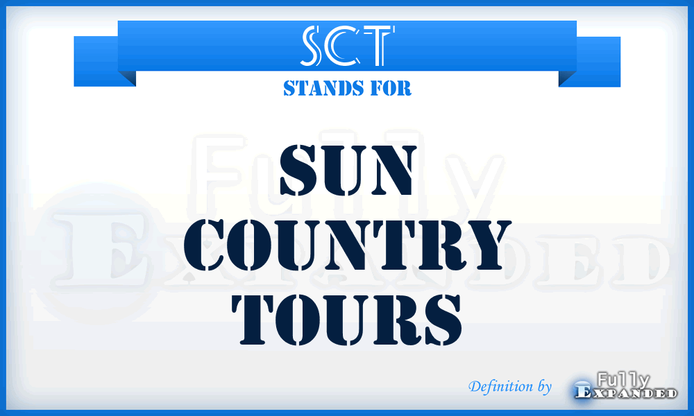 SCT - Sun Country Tours