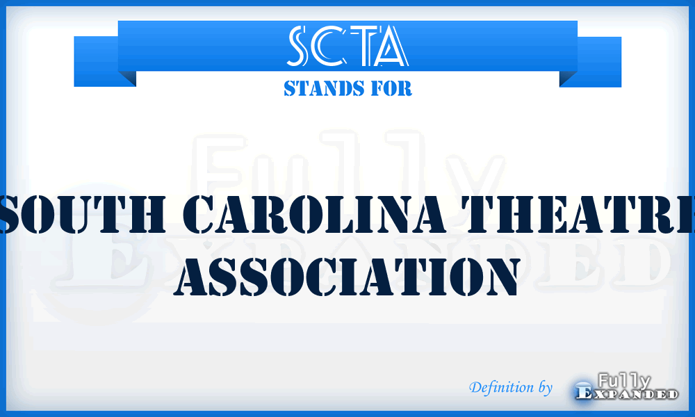 SCTA - South Carolina Theatre Association