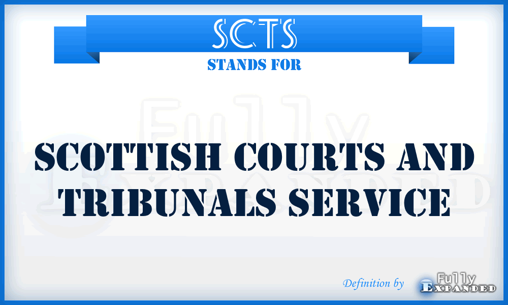 SCTS - Scottish Courts and Tribunals Service