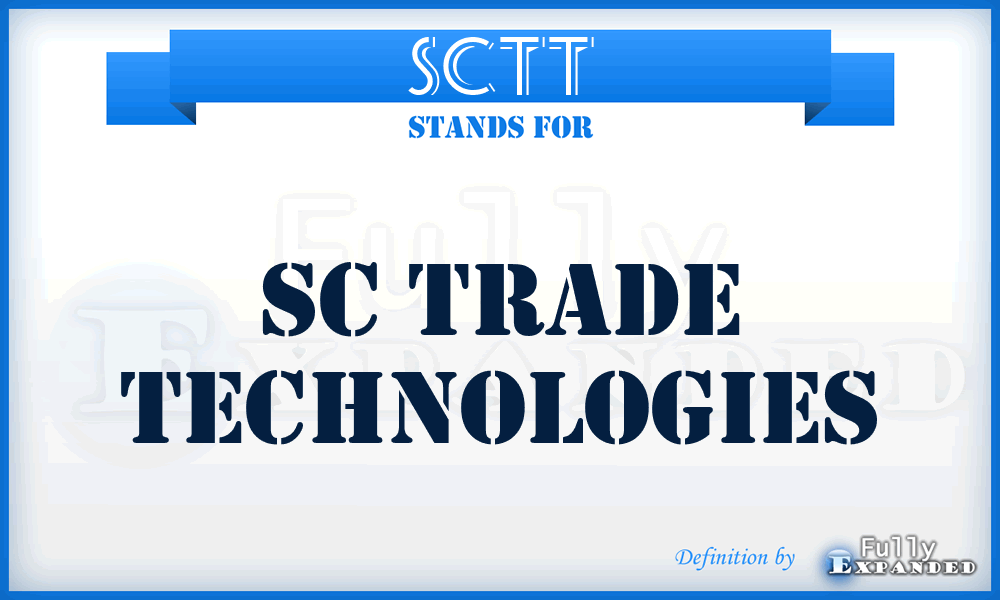SCTT - SC Trade Technologies