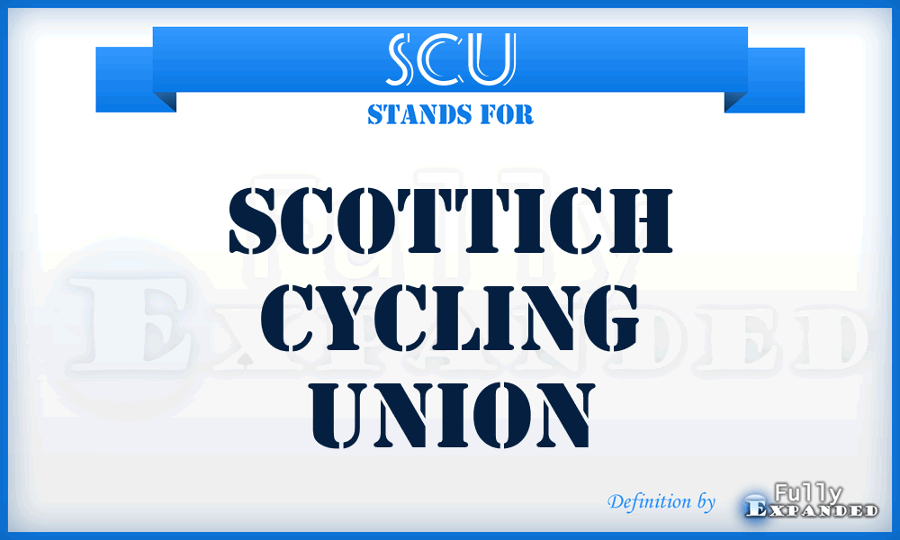SCU - Scottich Cycling Union