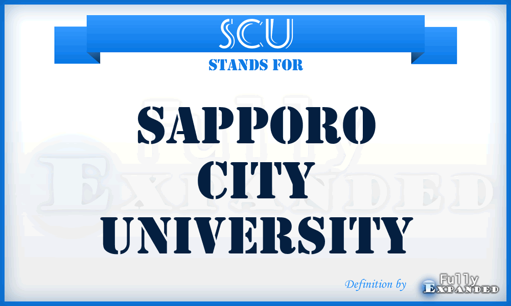 SCU - Sapporo City University