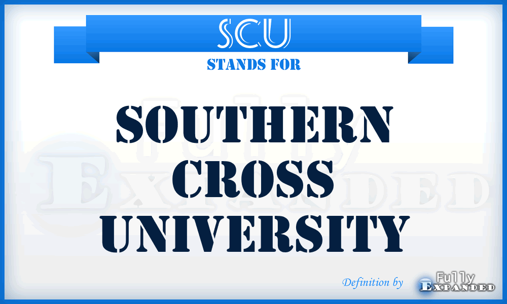 SCU - Southern Cross University