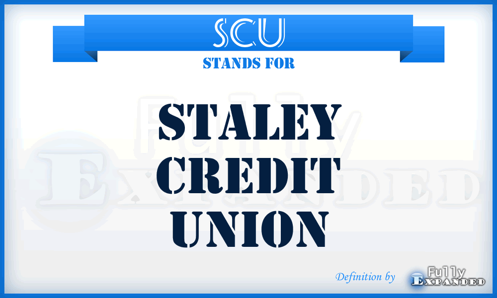 SCU - Staley Credit Union