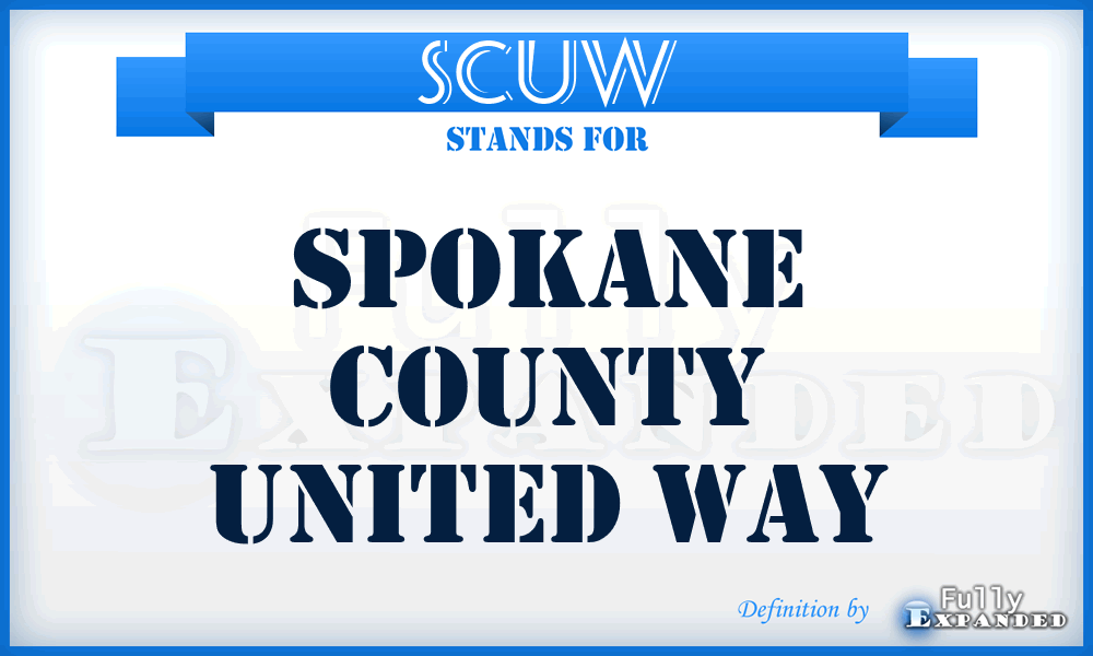 SCUW - Spokane County United Way