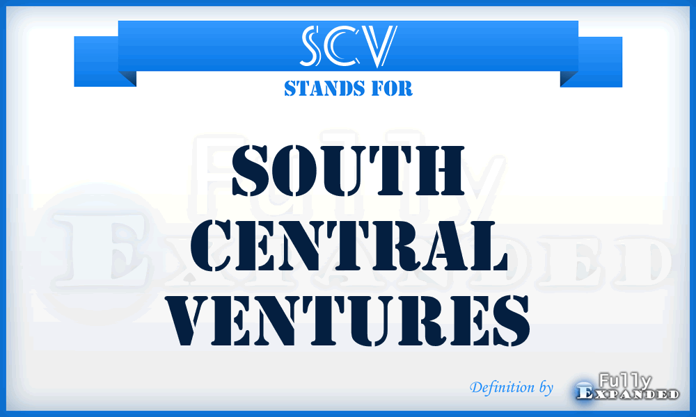 SCV - South Central Ventures