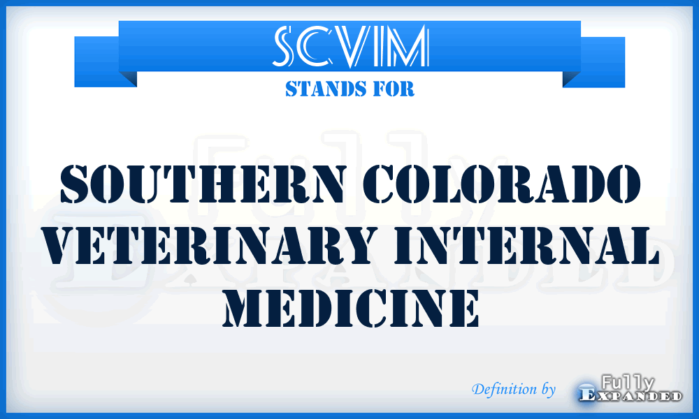 SCVIM - Southern Colorado Veterinary Internal Medicine