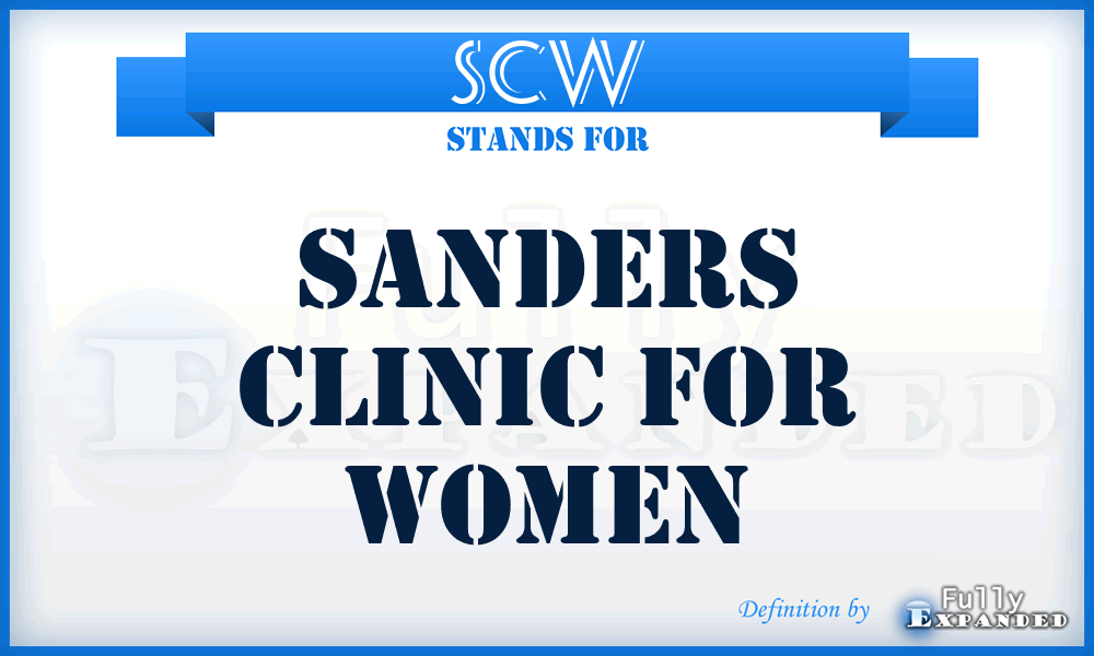 SCW - Sanders Clinic for Women