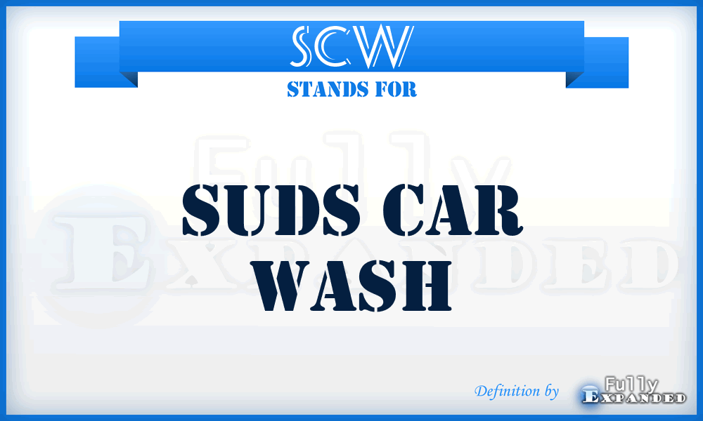 SCW - Suds Car Wash