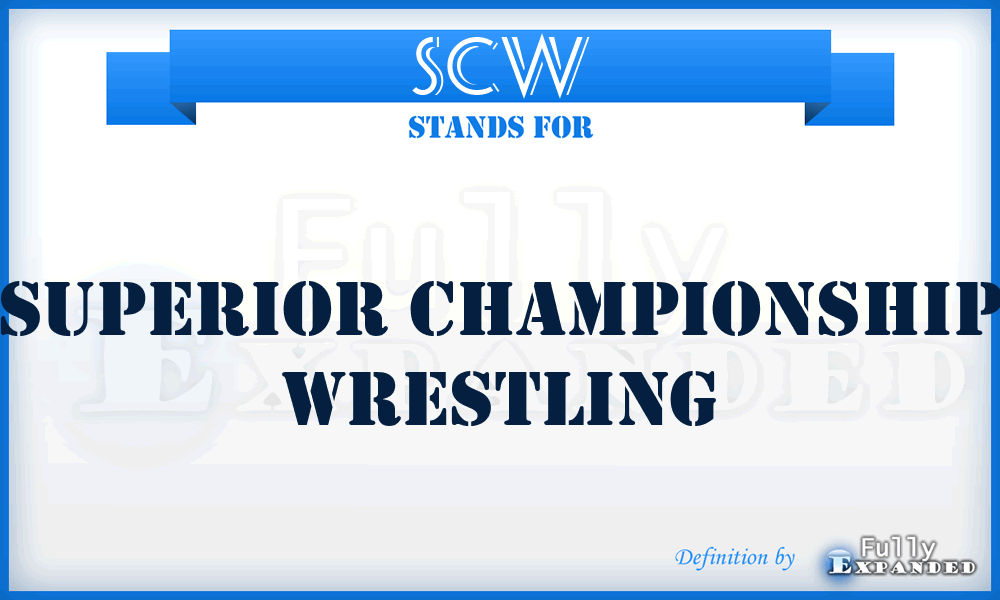 SCW - Superior Championship Wrestling