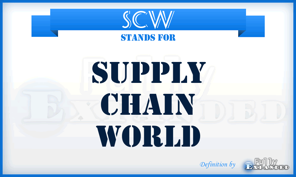 SCW - Supply Chain World