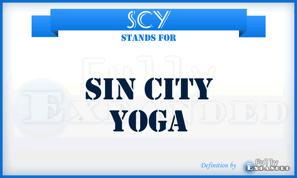 SCY - Sin City Yoga