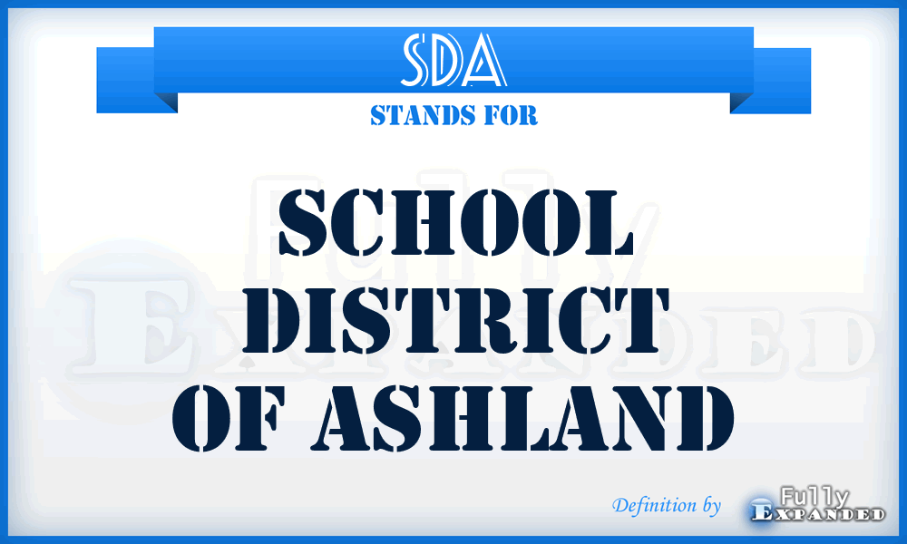 SDA - School District of Ashland