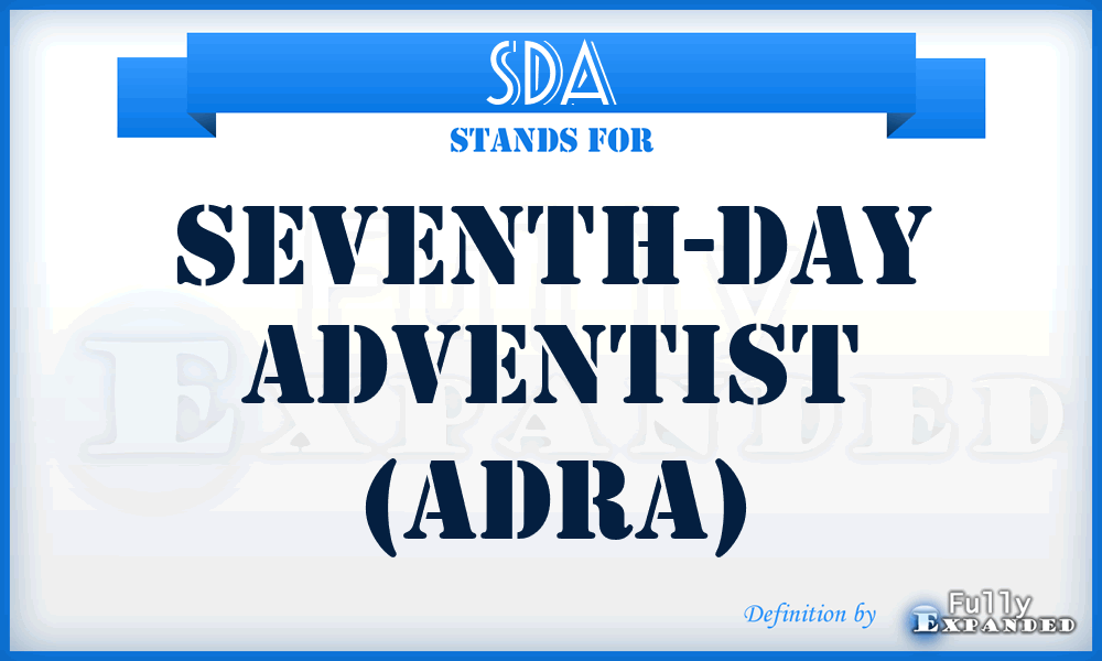 SDA - Seventh-Day Adventist (ADRA)