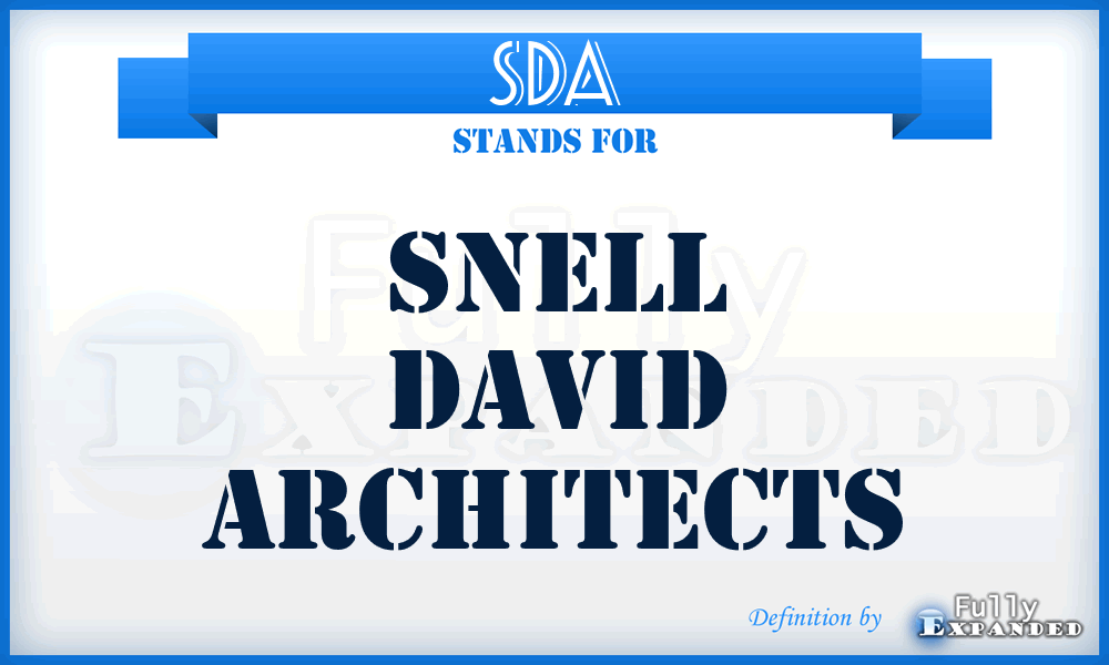 SDA - Snell David Architects
