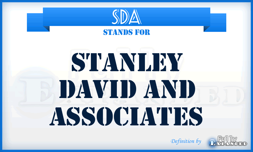 SDA - Stanley David and Associates