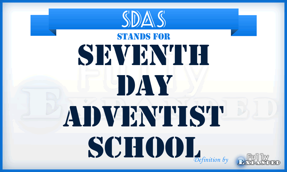 SDAS - Seventh Day Adventist School