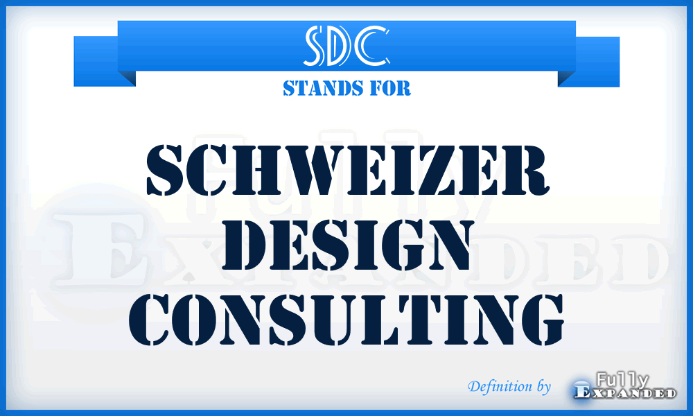 SDC - Schweizer Design Consulting