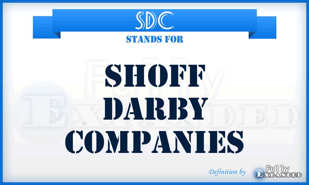 SDC - Shoff Darby Companies