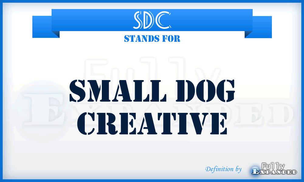 SDC - Small Dog Creative