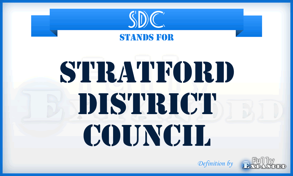 SDC - Stratford District Council