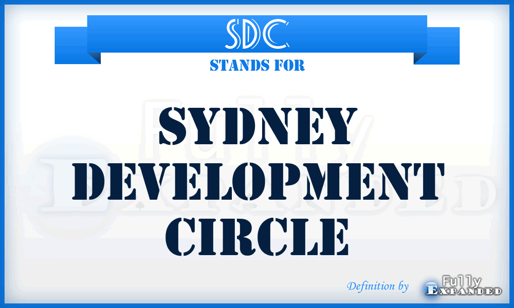 SDC - Sydney Development Circle