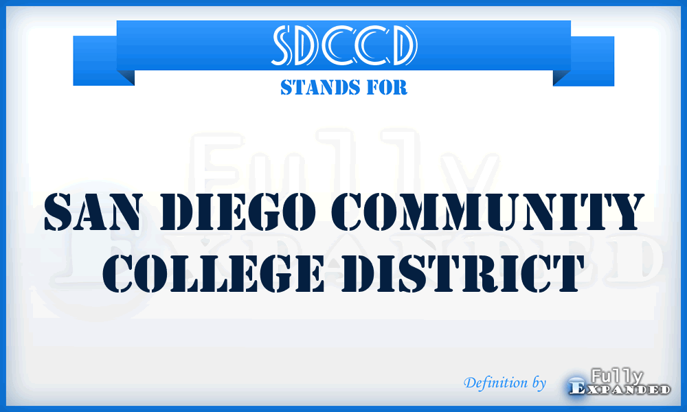 SDCCD - San Diego Community College District