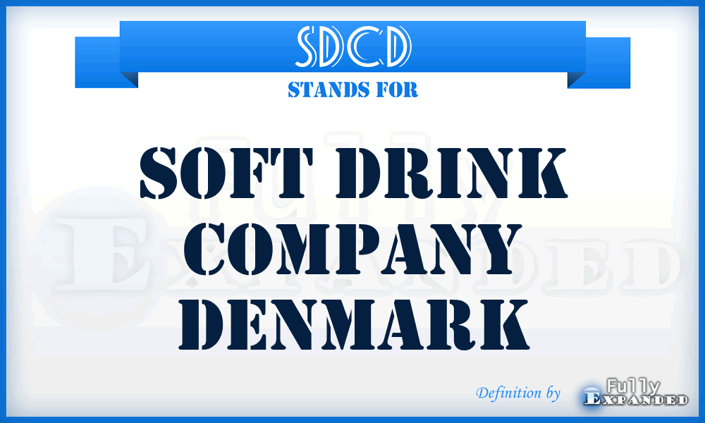 SDCD - Soft Drink Company Denmark