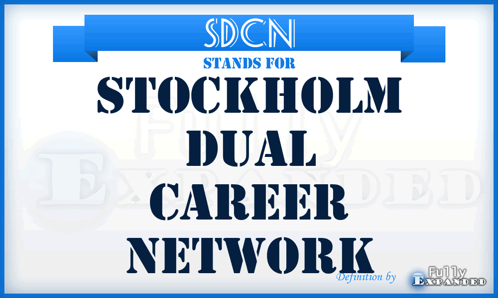 SDCN - Stockholm Dual Career Network
