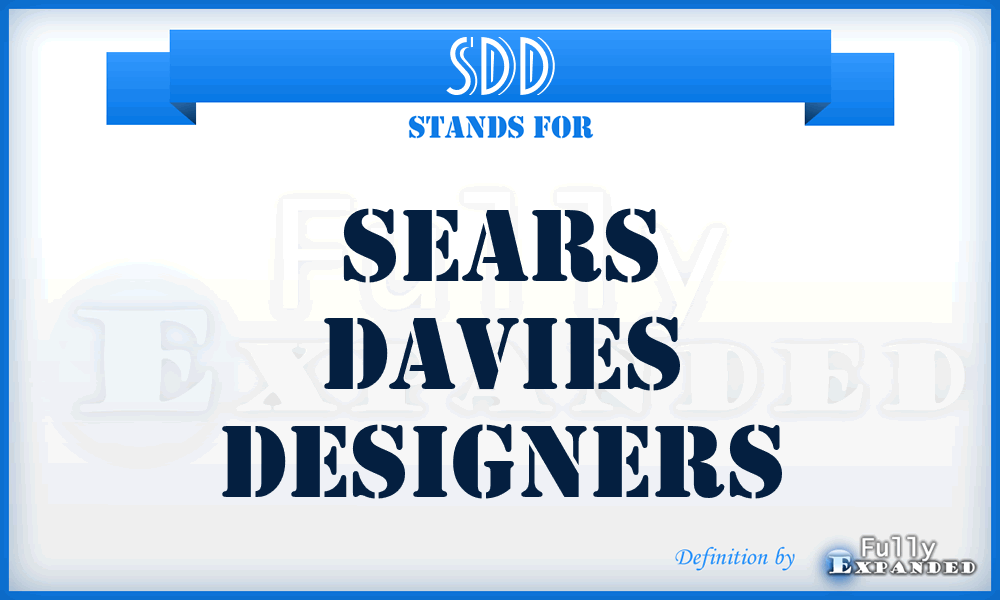 SDD - Sears Davies Designers