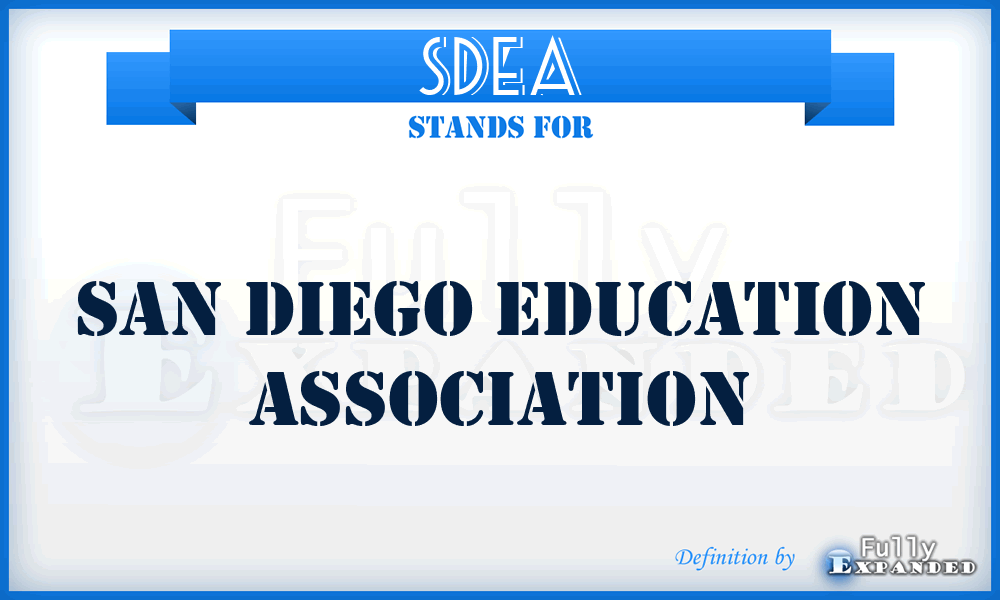 SDEA - San Diego Education Association
