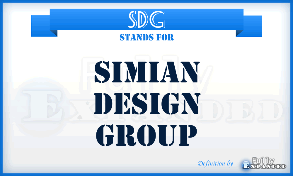 SDG - Simian Design Group