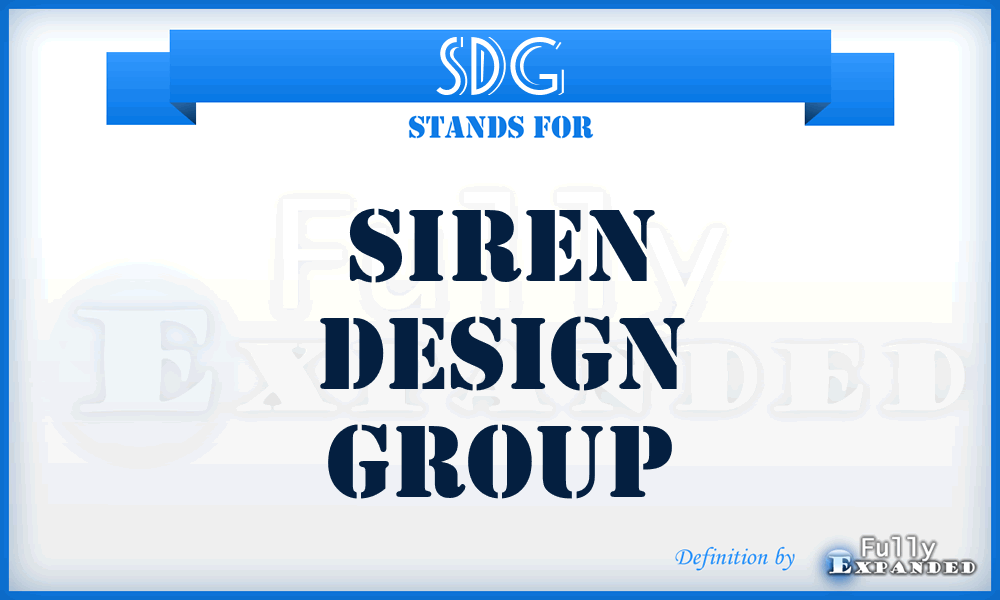 SDG - Siren Design Group