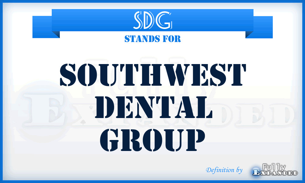 SDG - Southwest Dental Group