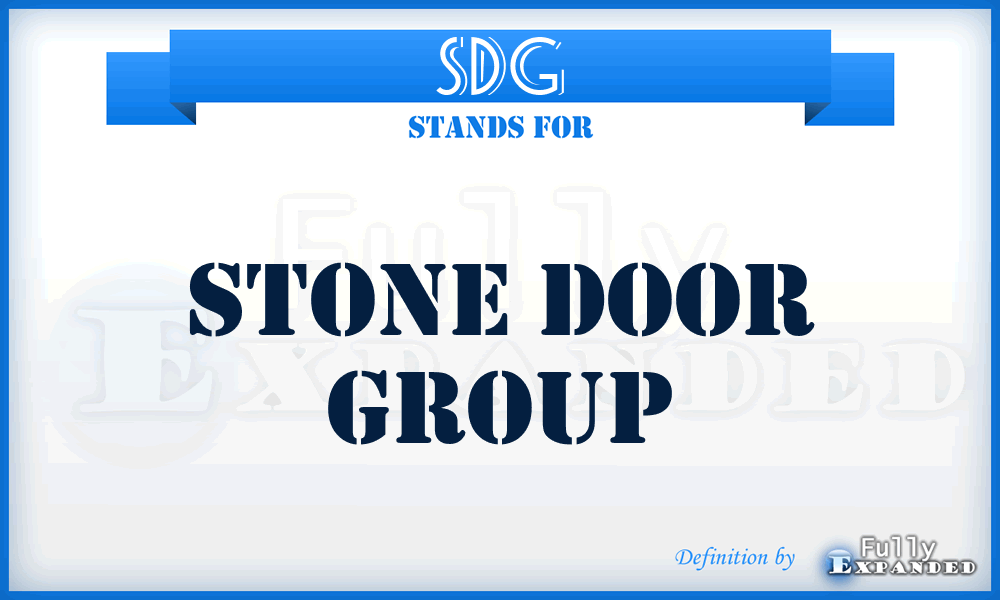 SDG - Stone Door Group