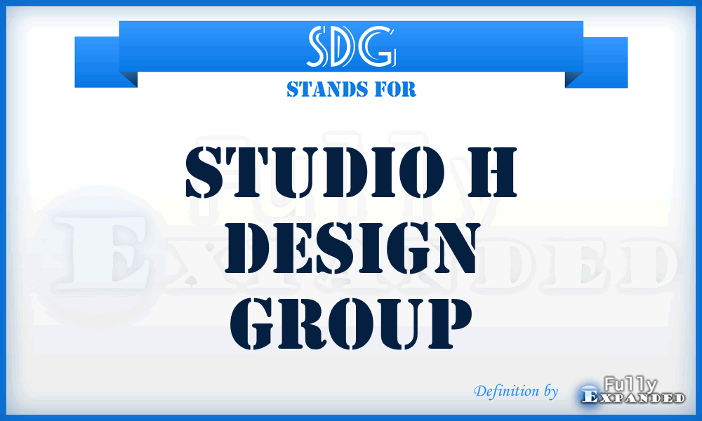 SDG - Studio h Design Group
