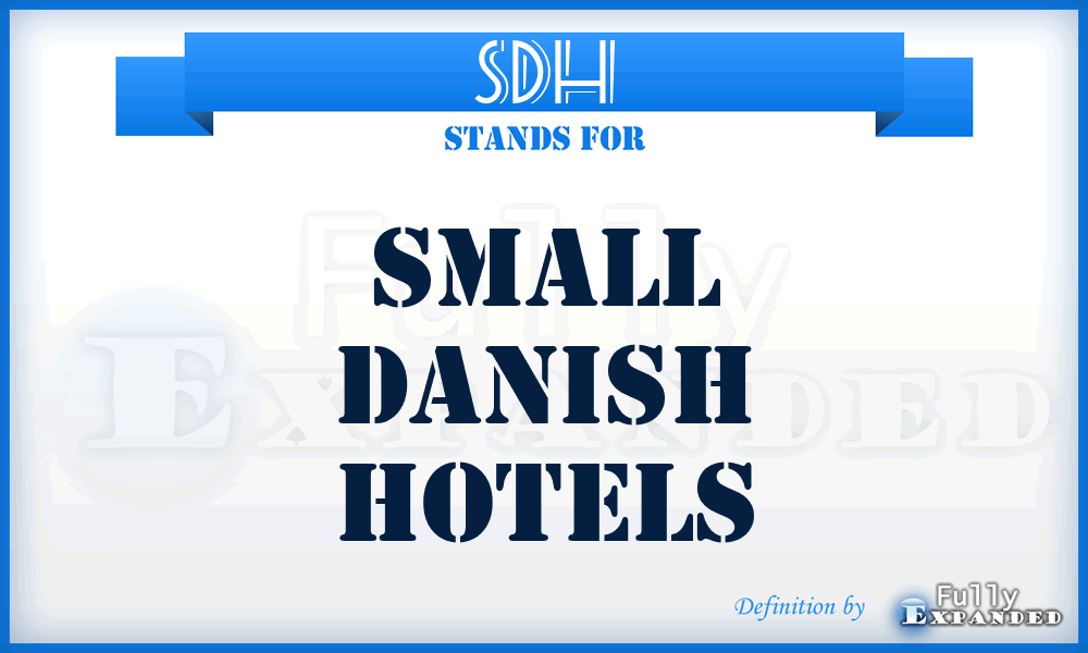 SDH - Small Danish Hotels