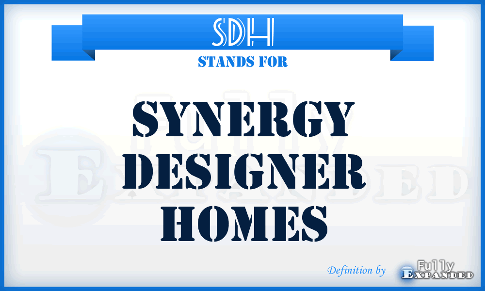 SDH - Synergy Designer Homes