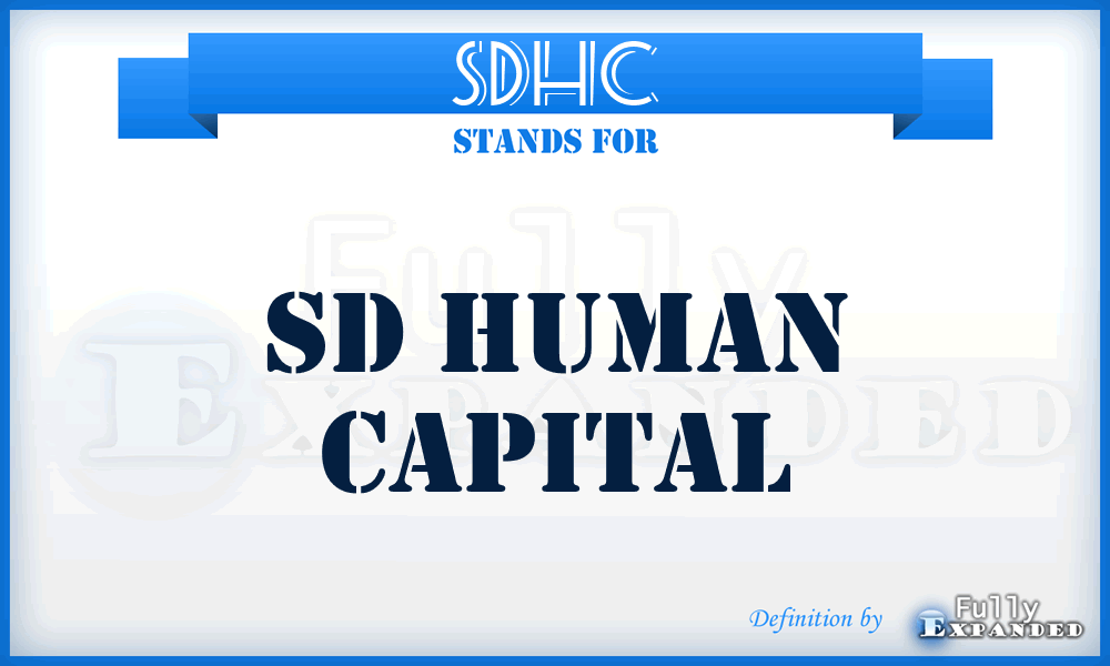 SDHC - SD Human Capital