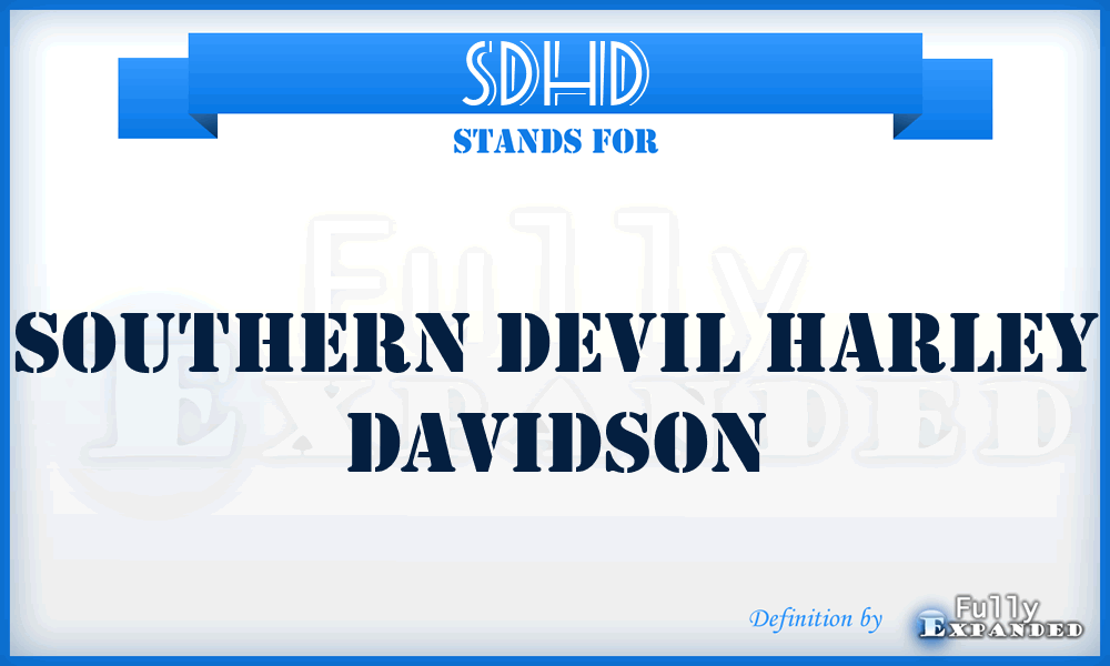 SDHD - Southern Devil Harley Davidson
