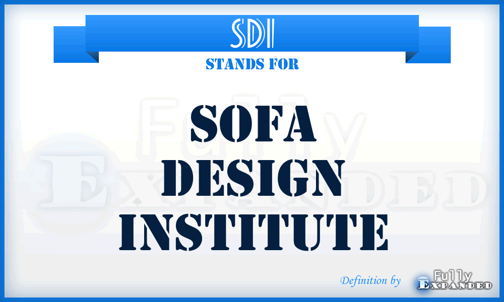 SDI - Sofa Design Institute