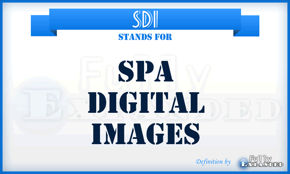 SDI - Spa Digital Images