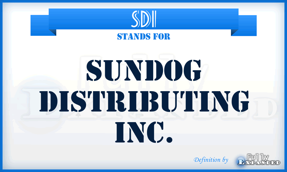 SDI - Sundog Distributing Inc.