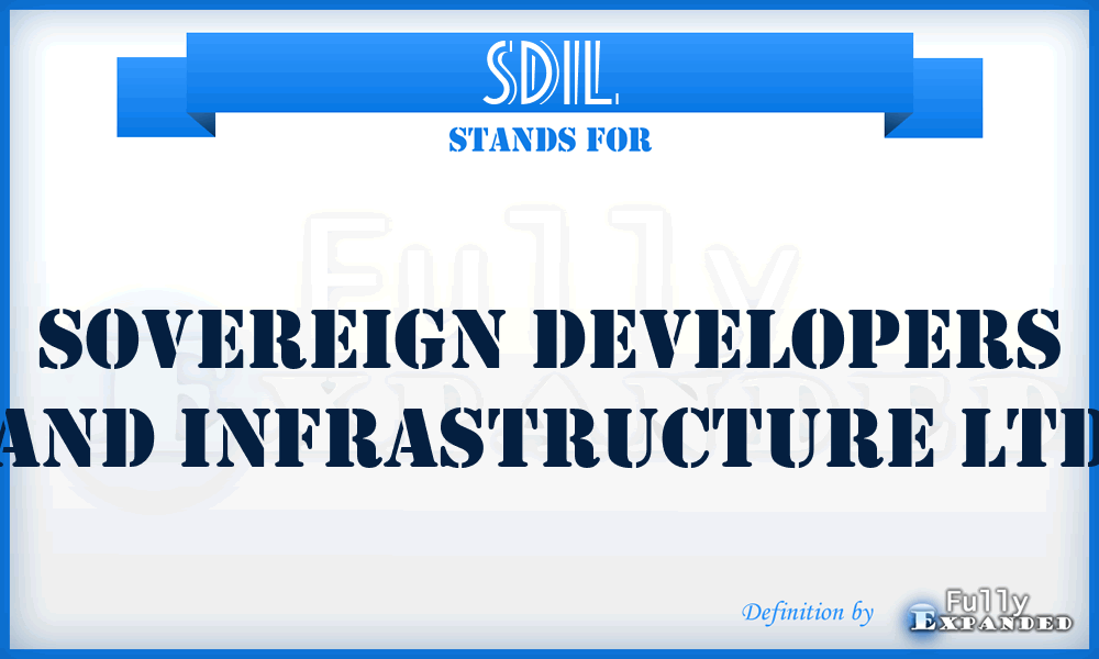 SDIL - Sovereign Developers and Infrastructure Ltd