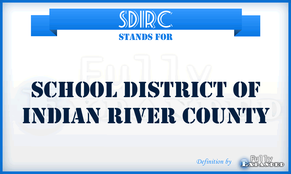 SDIRC - School District of Indian River County