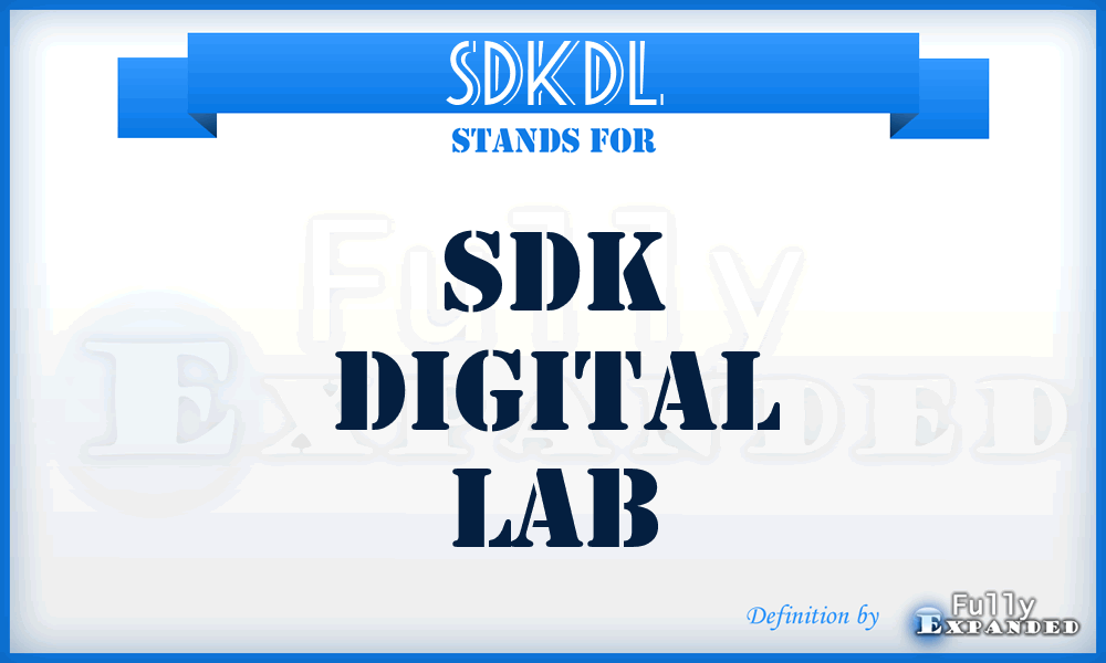 SDKDL - SDK Digital Lab