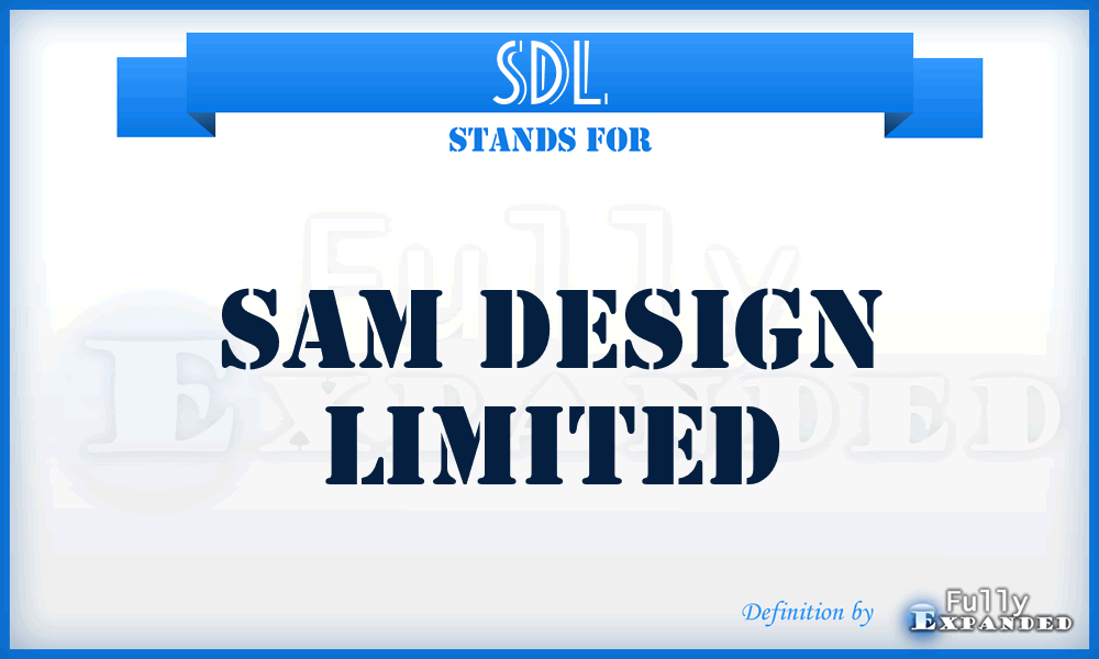SDL - Sam Design Limited
