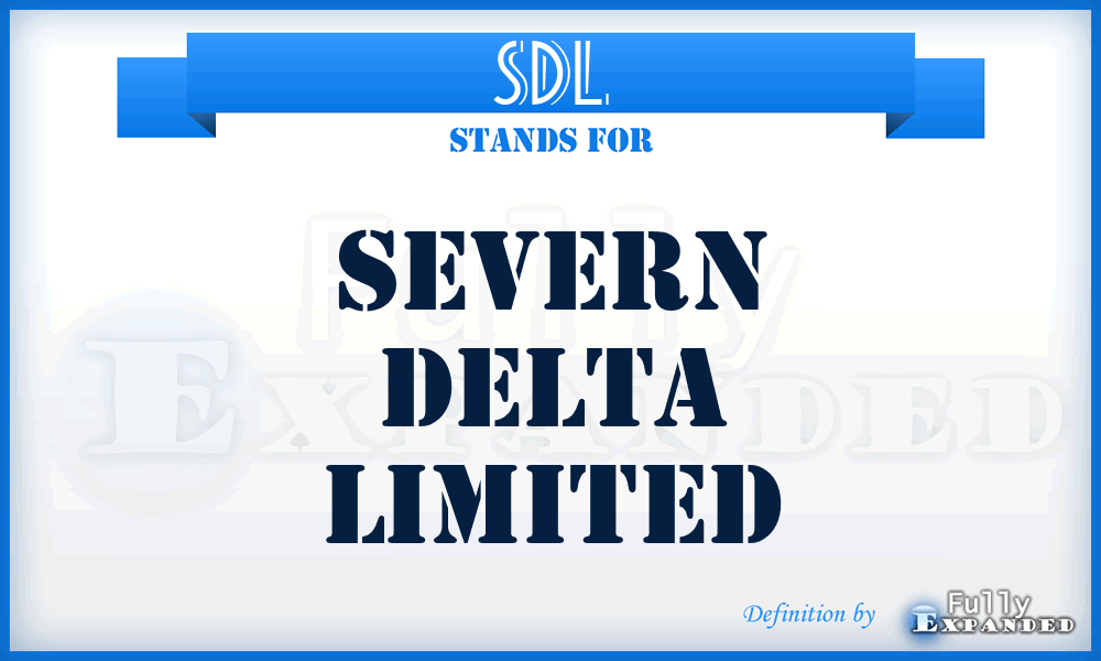 SDL - Severn Delta Limited
