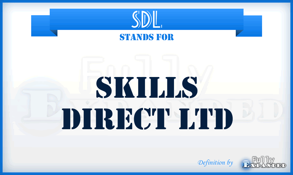 SDL - Skills Direct Ltd